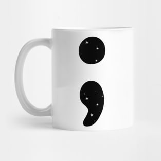 Starry Semicolon Mug